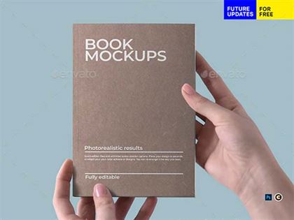 Book Mockups - Free and Premium + 46 Photoshop Templates Download